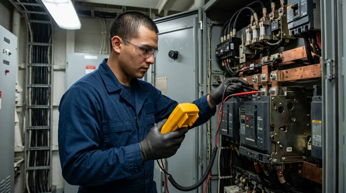 Curso de mantenimiento eléctrico en sistemas navales