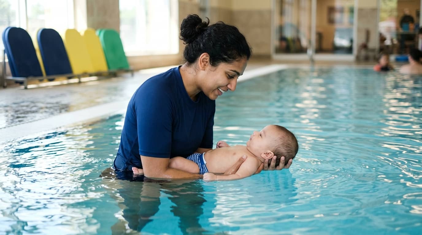 Treinamento de Instrutor de Natação para Bebês