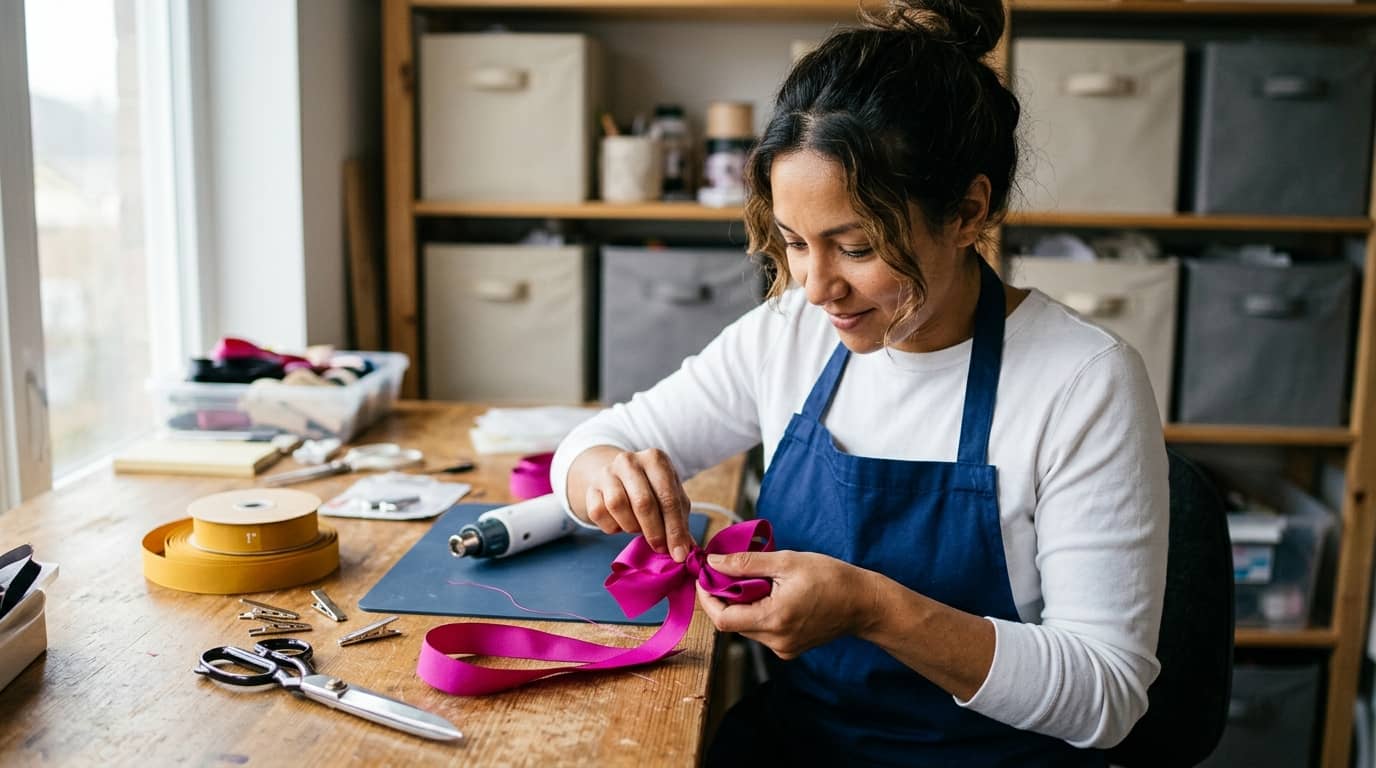 Curso de lazos para el pelo y diademas para principiantes