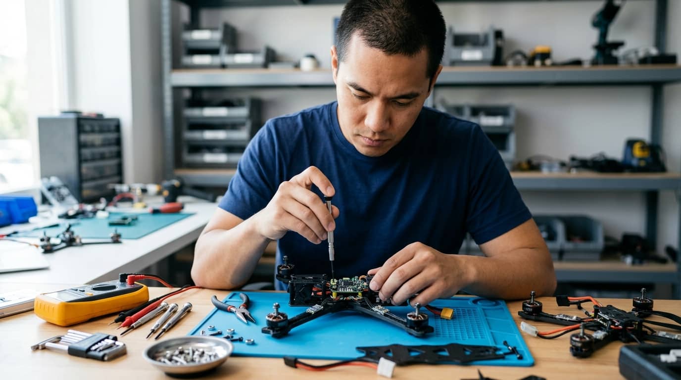Curso de mantenimiento de drones