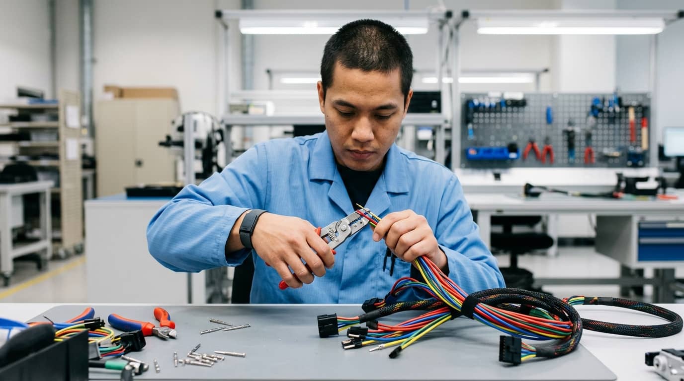 Entrenamiento para Ensamblador de Cables Eléctricos