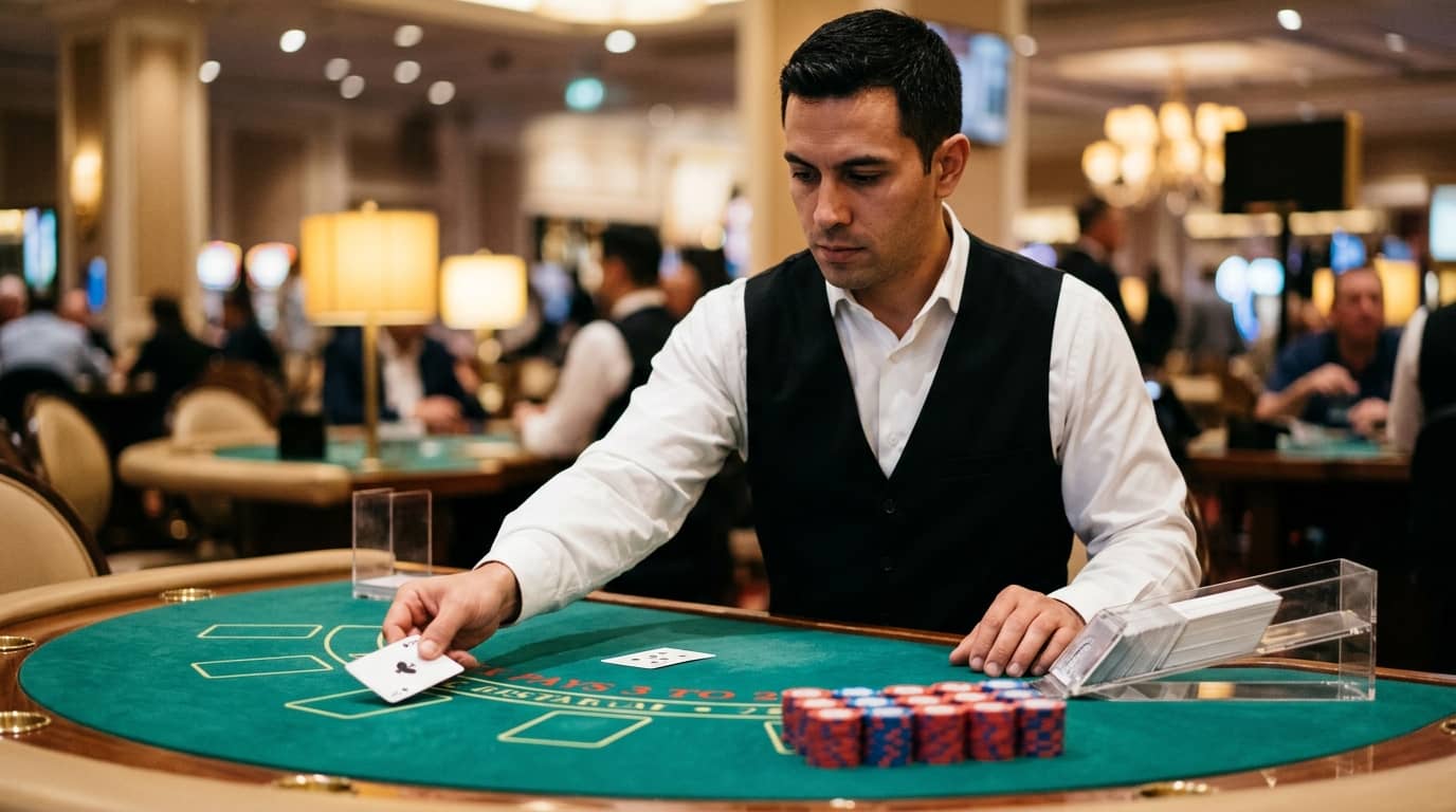 Curso de crupier de casino