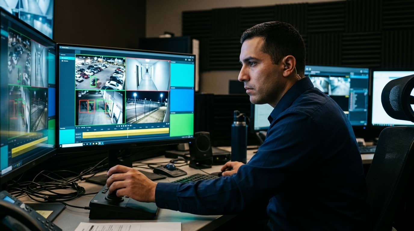 Curso de monitoreo de cámaras de seguridad