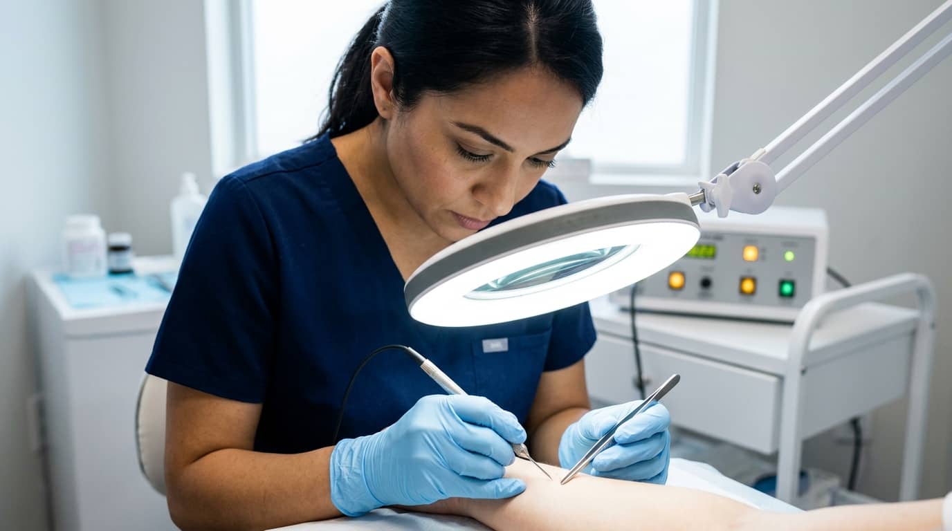 Curso de depilación por electrólisis