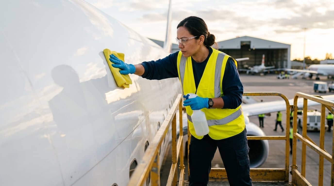 Entrenamiento en Limpieza de Aeronaves