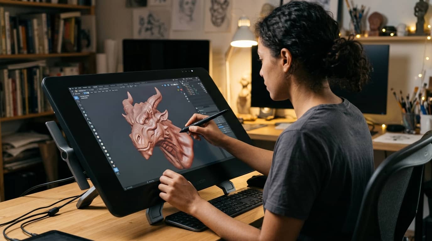 Curso de esculpido digital con Blender
