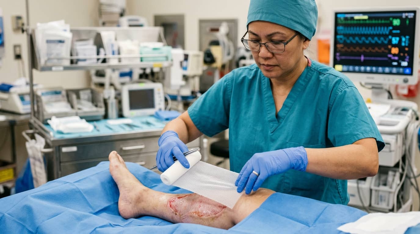 Curso de Enfermagem em Cuidados com Queimaduras