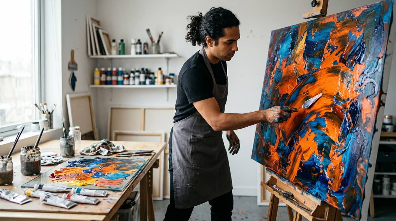 Curso de pintura abstracta