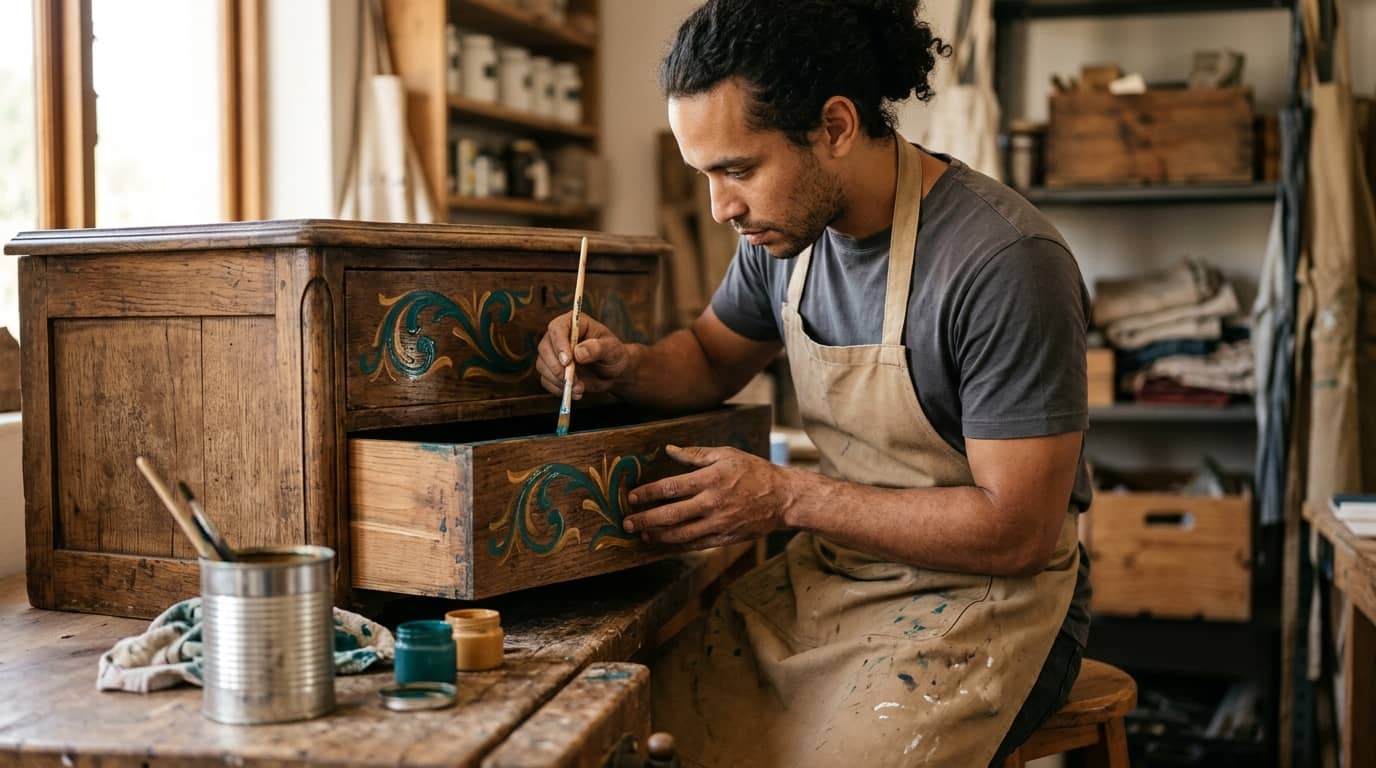 Curso de Pintura Decorativa en Muebles