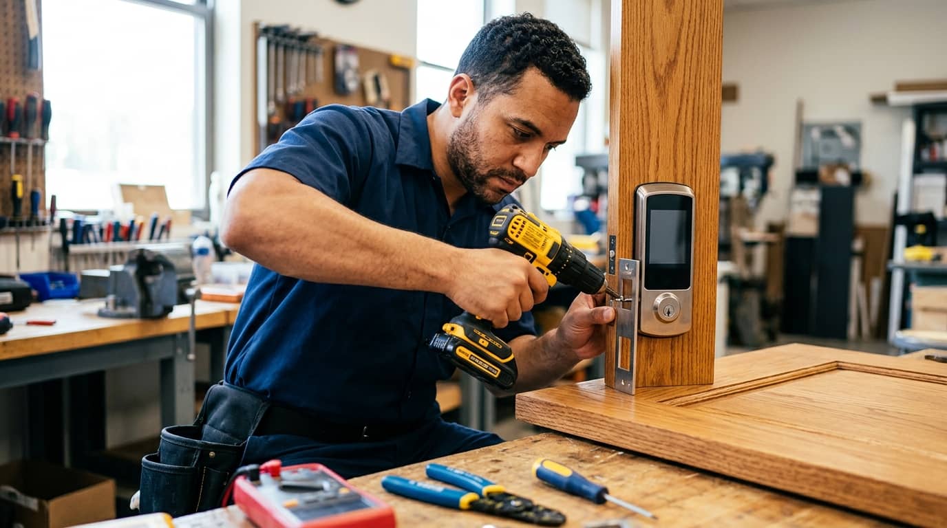 Curso de instalación de cerraduras digitales