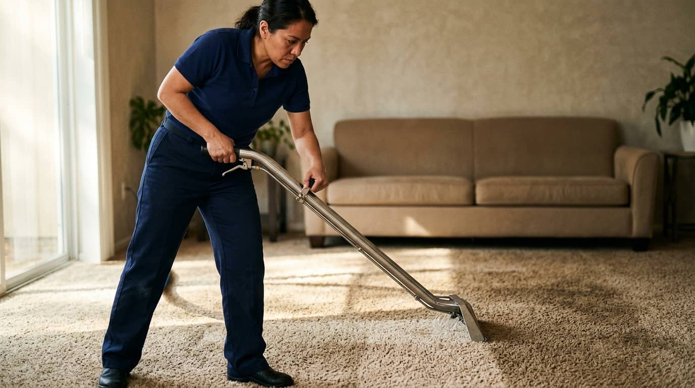 Curso de limpieza de alfombras