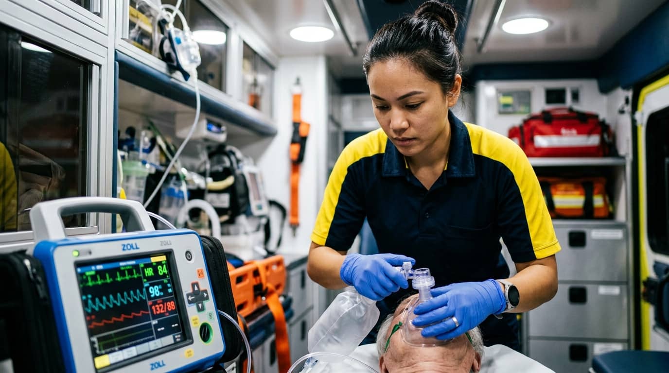 Ambulance crew training course