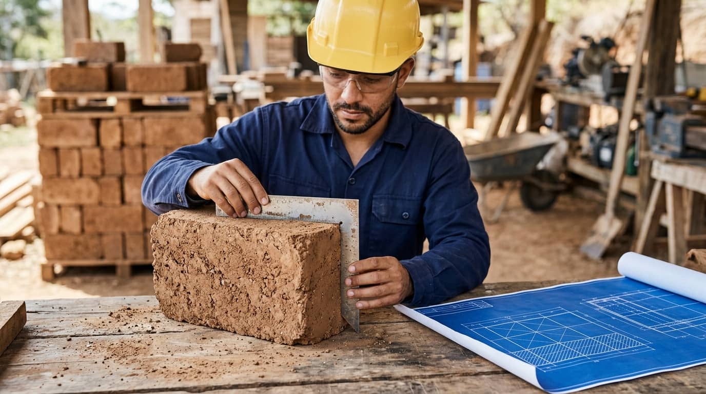 Curso de construcción con ladrillo ecológico