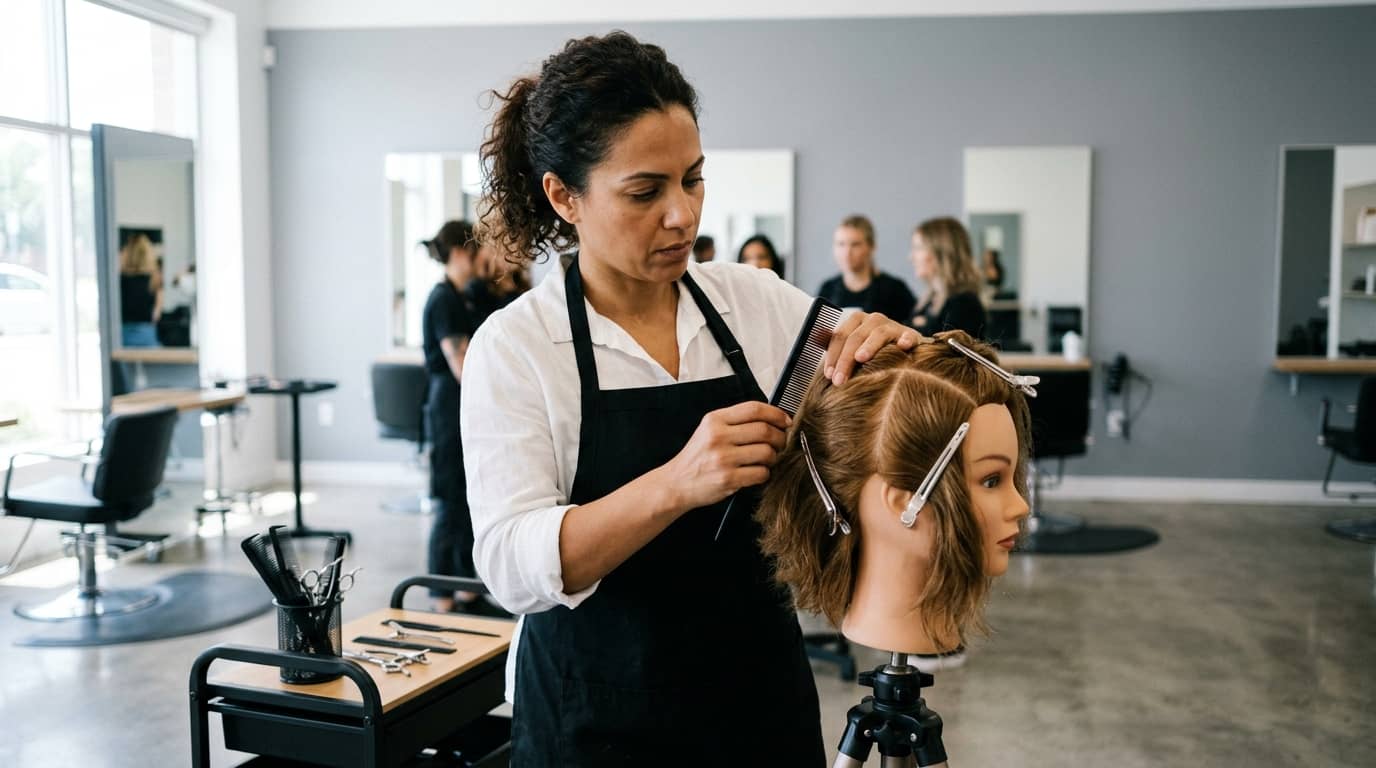 Instructor in Hairdressing Techniques Course