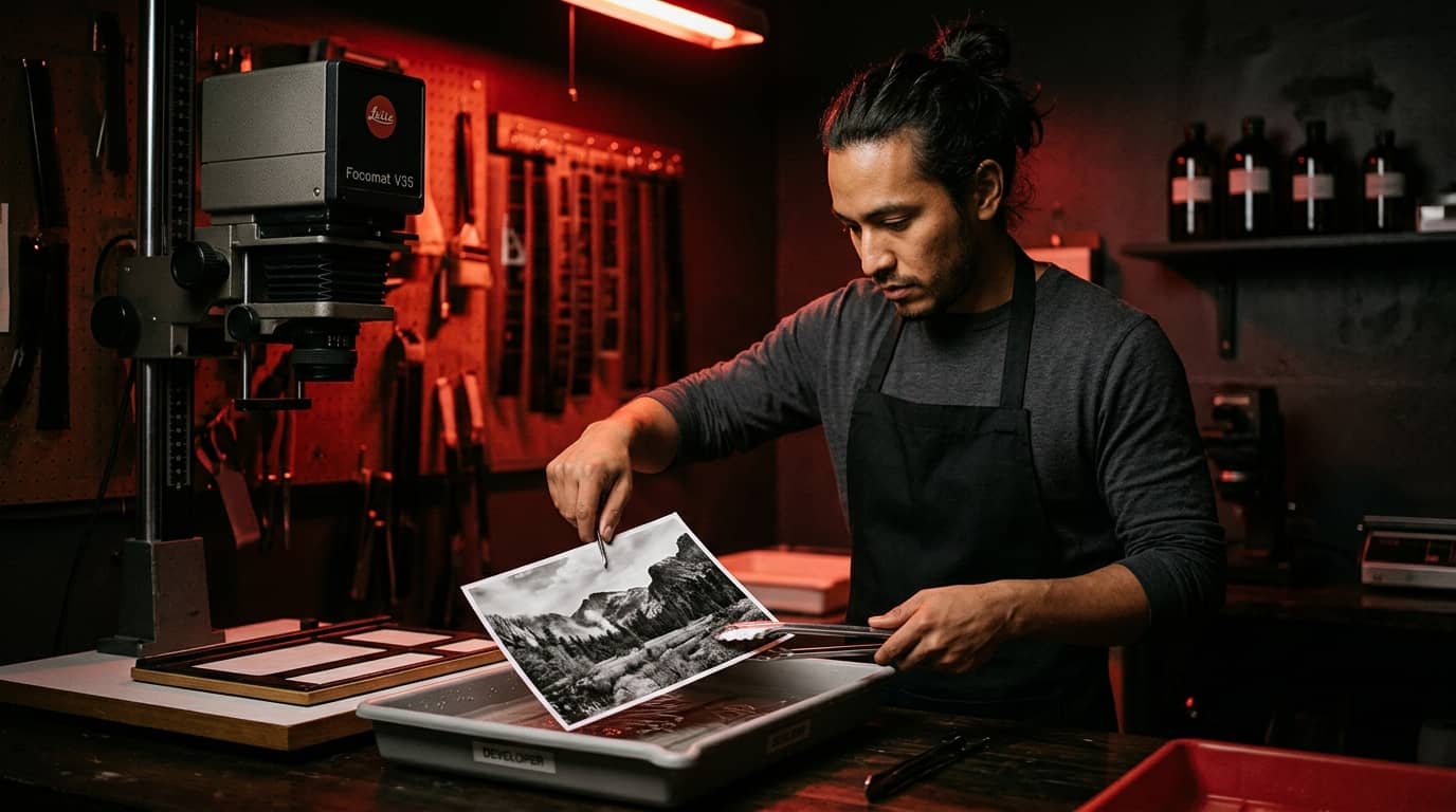 Curso de fotografía analógica en cuarto oscuro