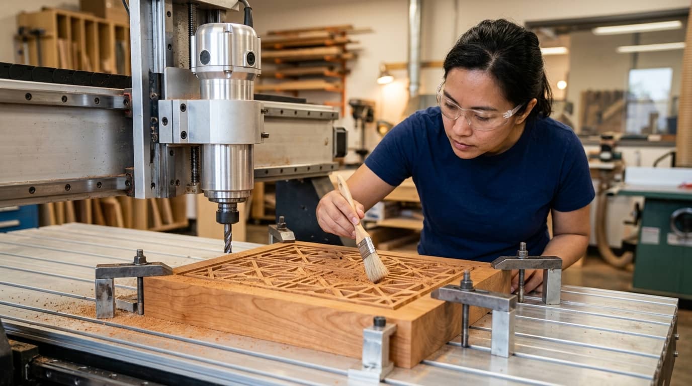 Entrenamiento en Carpintería CNC