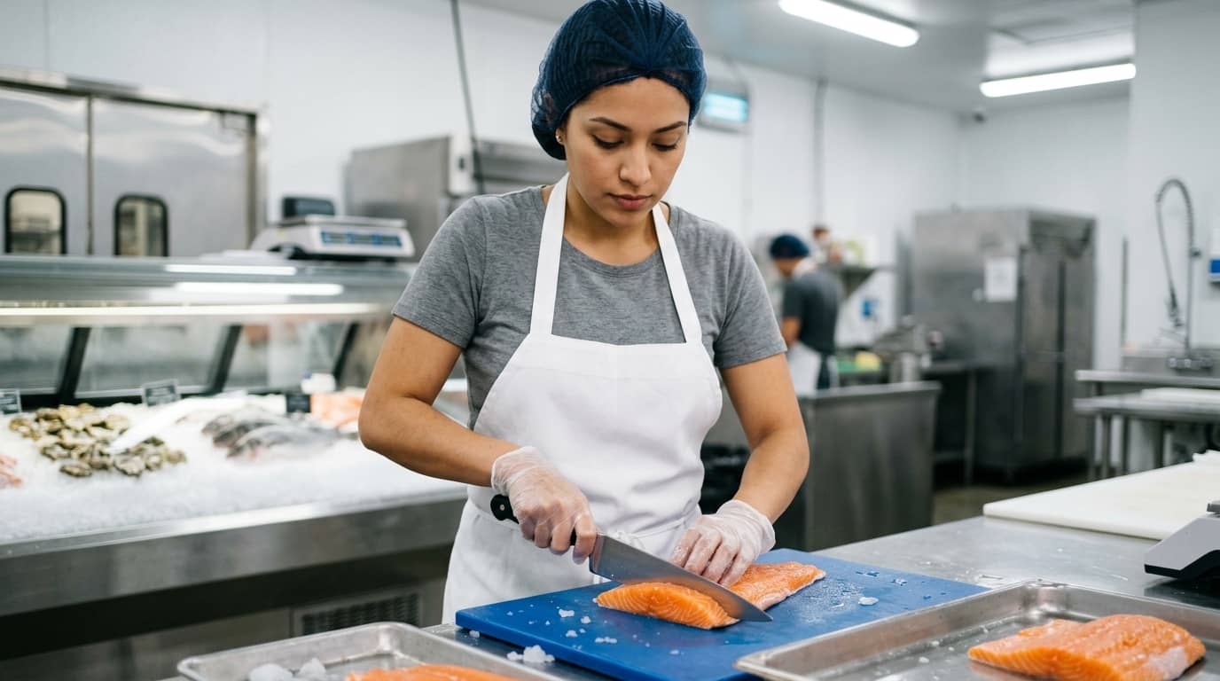 Curso de manipulador de alimentos de charcutería y pescadería