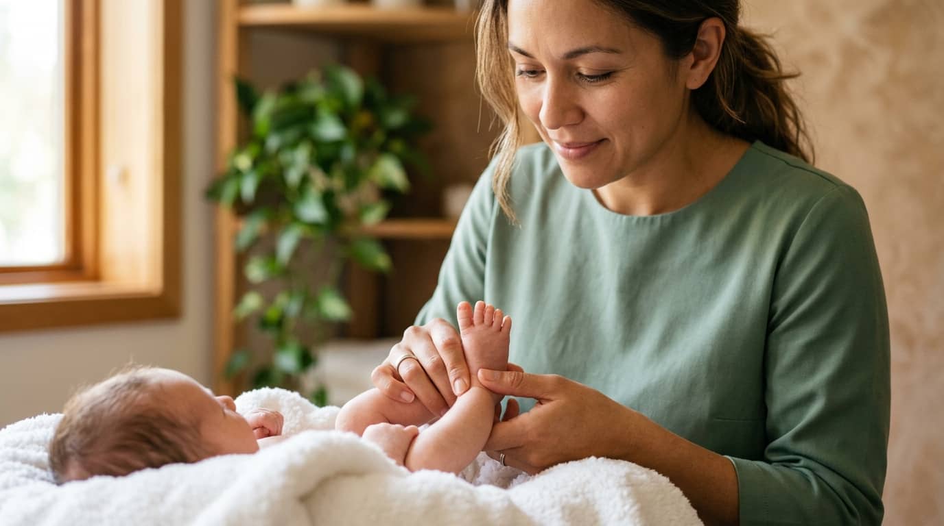 Treinamento de Reflexologia para Bebês