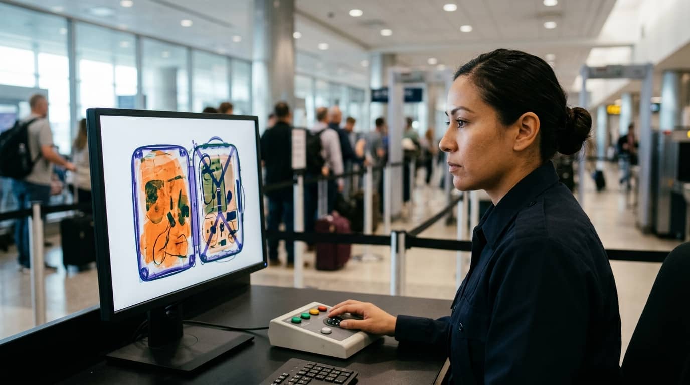 Curso de inspección por rayos X en aeropuertos
