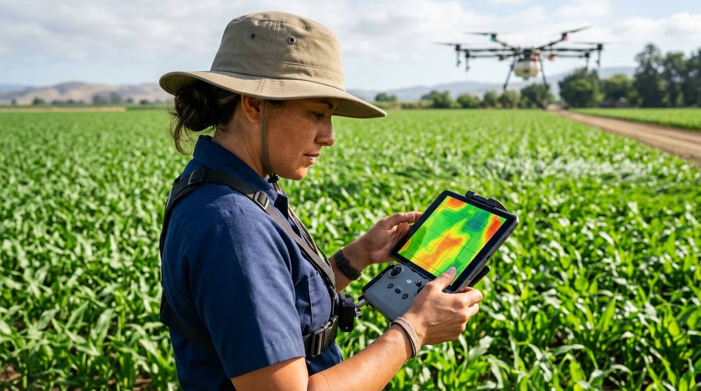 Curso de piloto de drones agrícolas