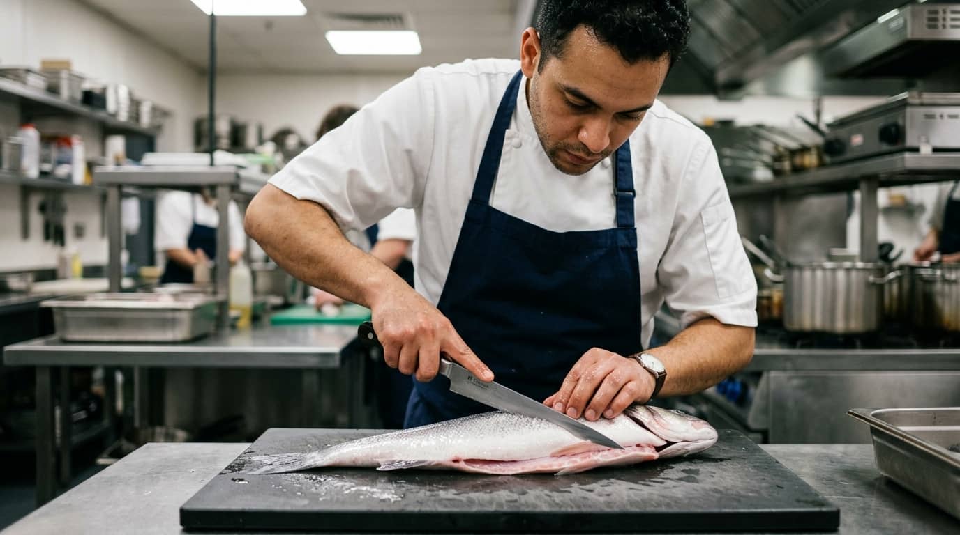 Curso de cocina avanzada de pescados y mariscos