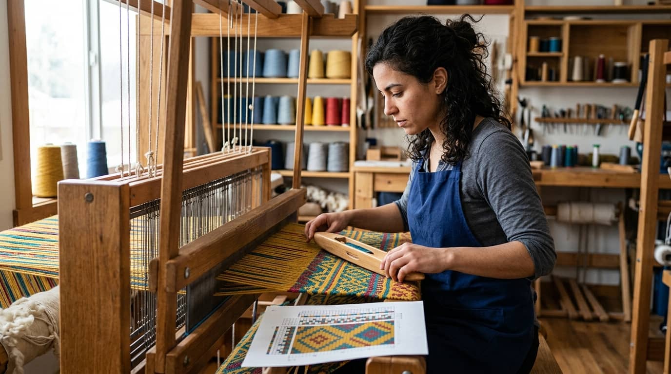Loom Weaving and Warp Knitting Course