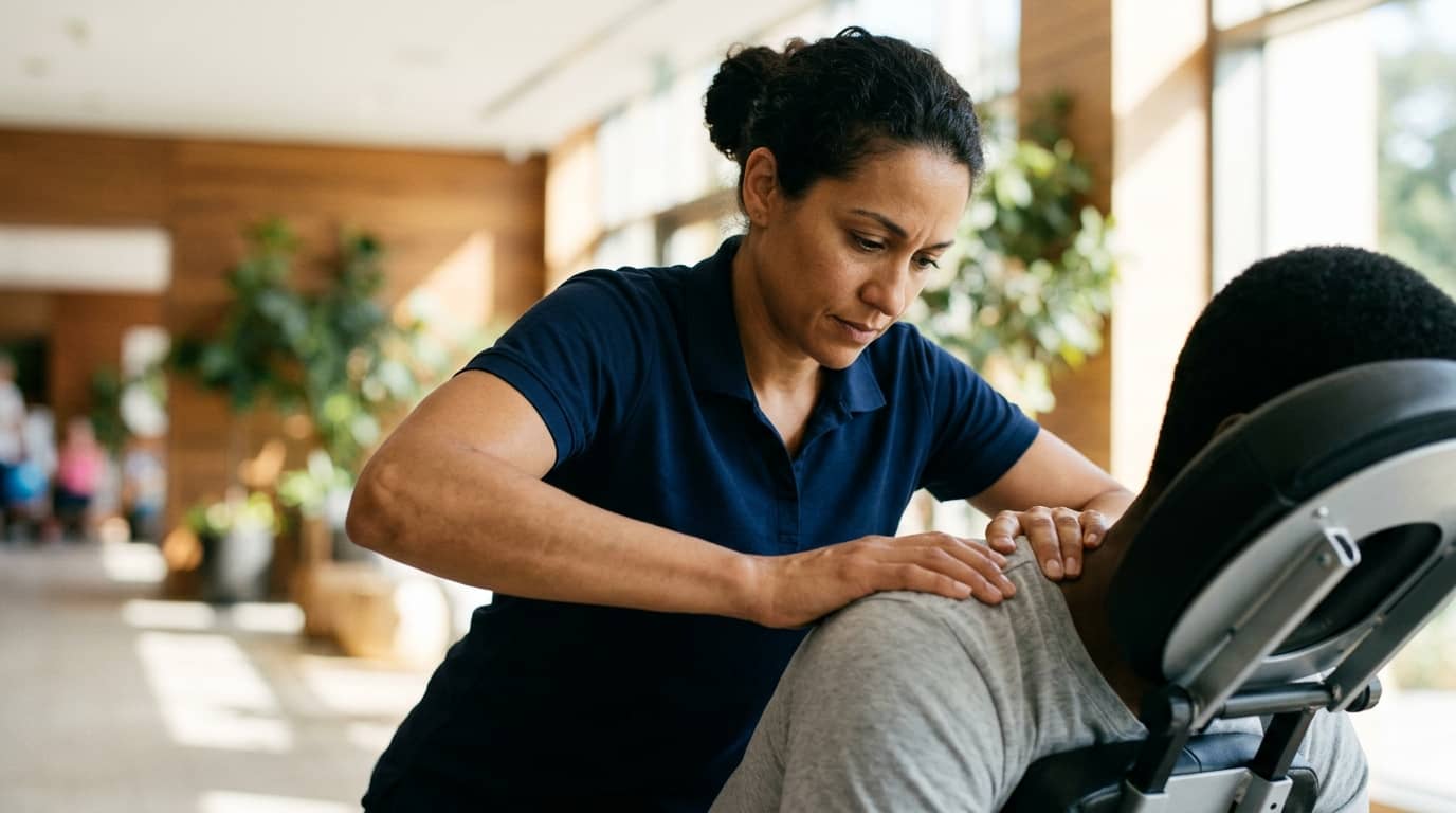 Curso de Massagem em Cadeira de Massagem