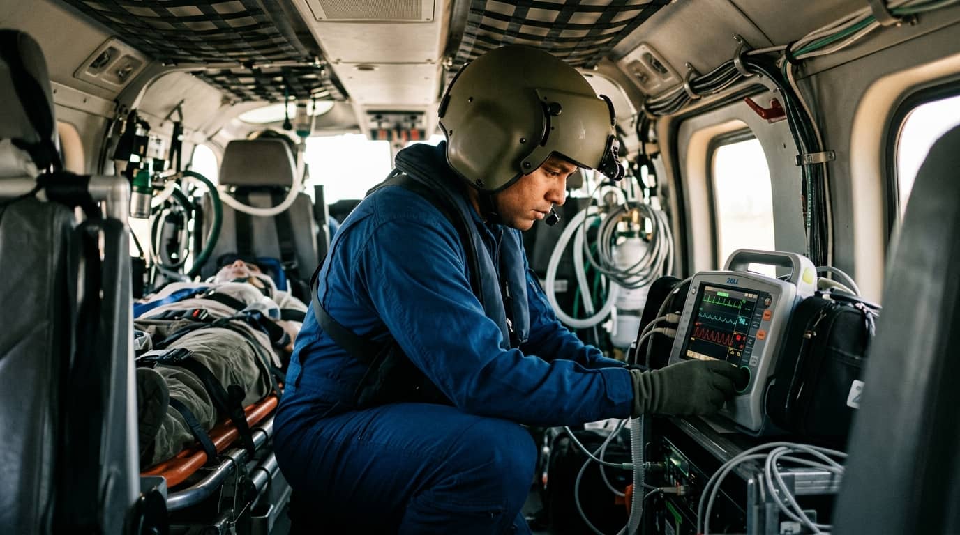 Curso de transporte aeromédico