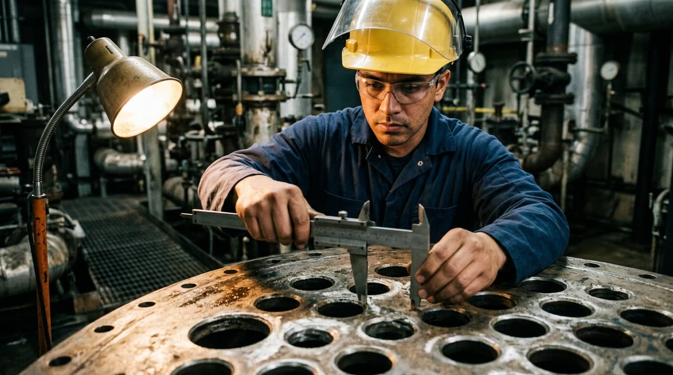 Treinamento de Reparo de Caldeiras
