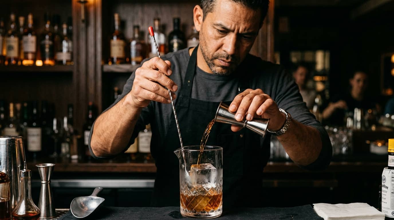 Entrenamiento de Barman de Cócteles