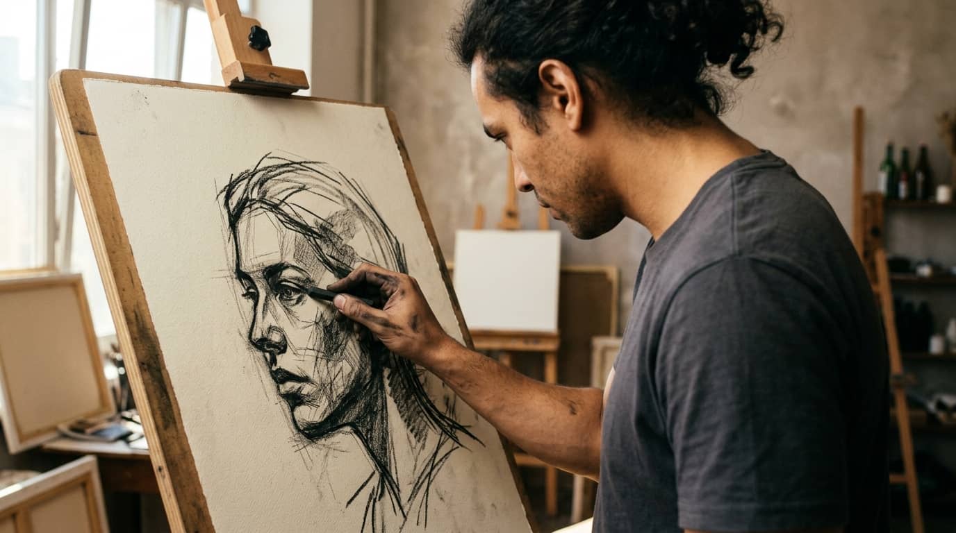 Artistic drawing course