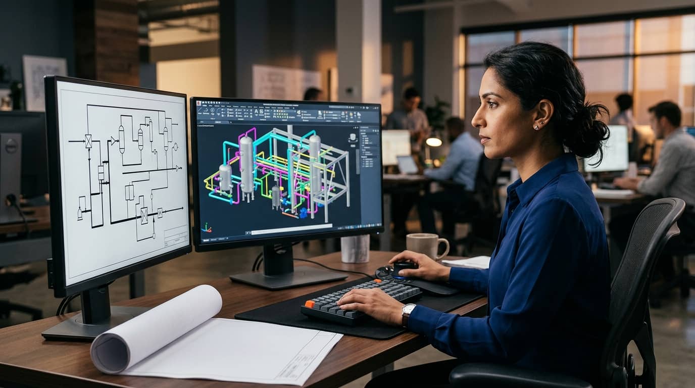 Entrenamiento en Autocad Plant 3D