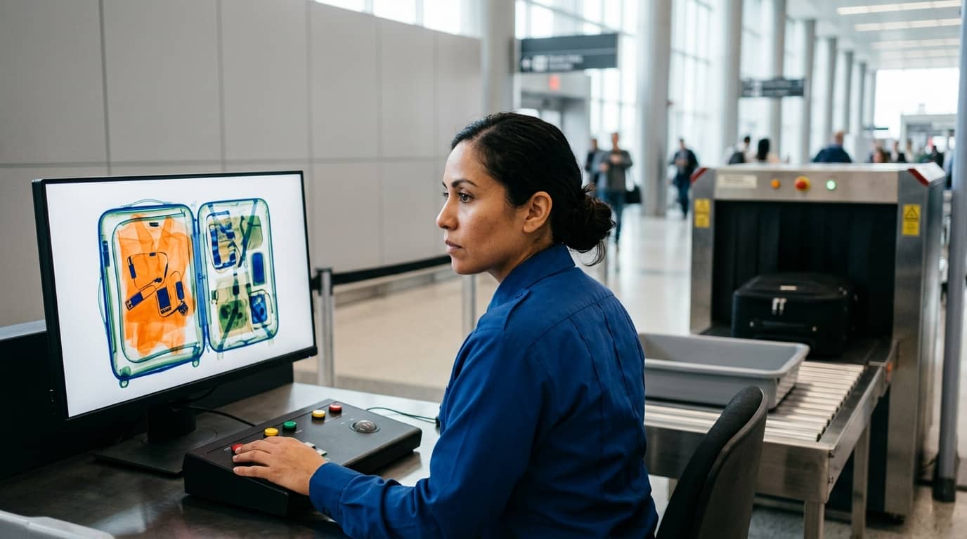 Curso de inspección por rayos X en aeropuertos
