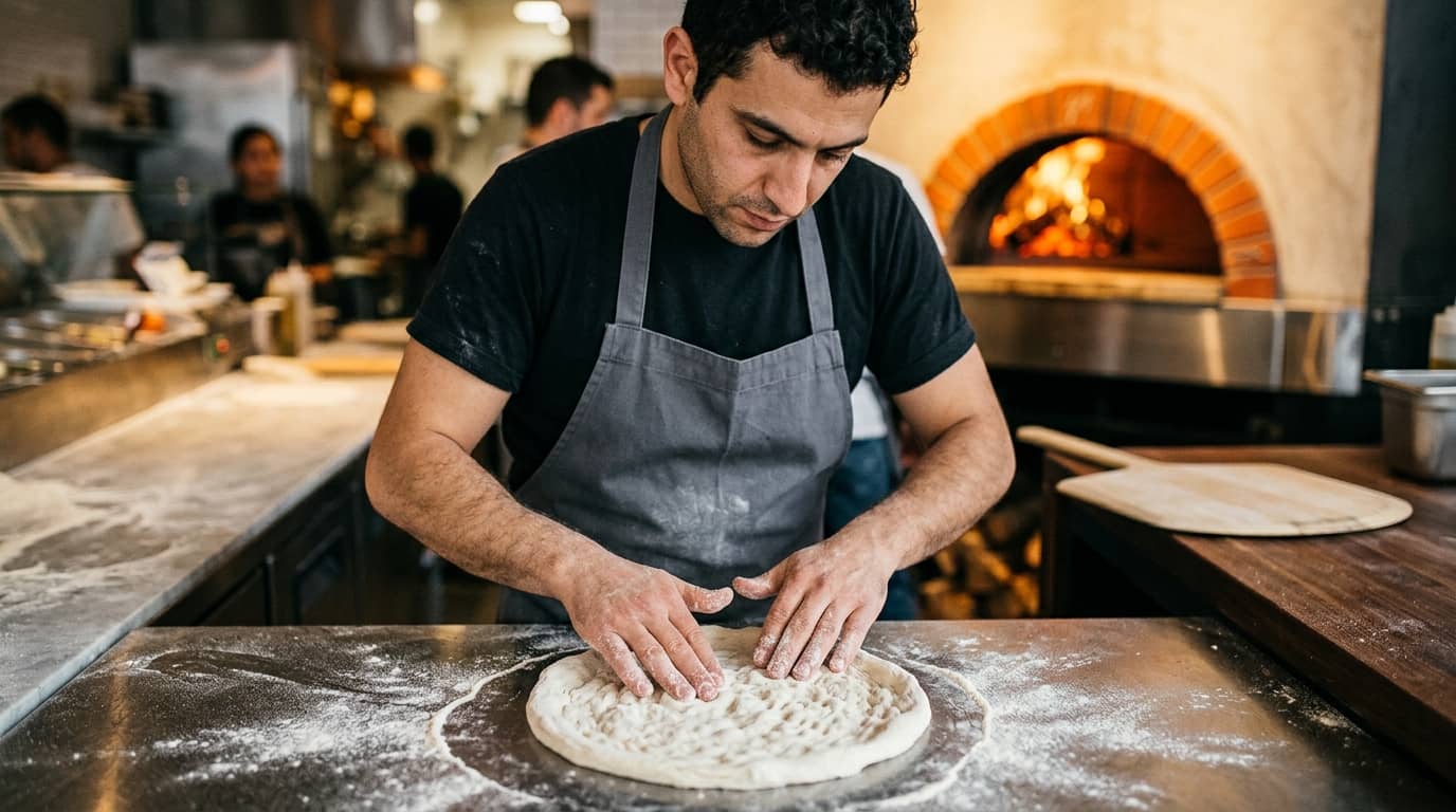 Curso de pizza artesanal