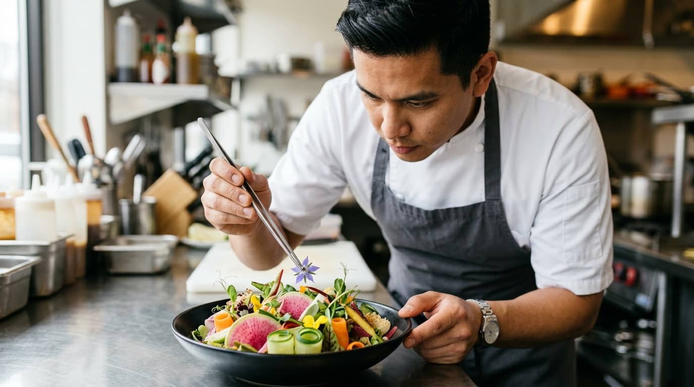 Curso de ensaladas decorativas