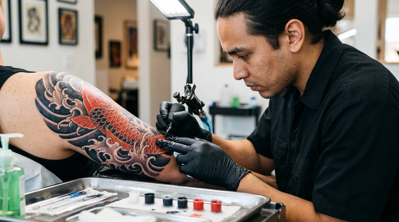 Japanese Style Tattoo Artist Course