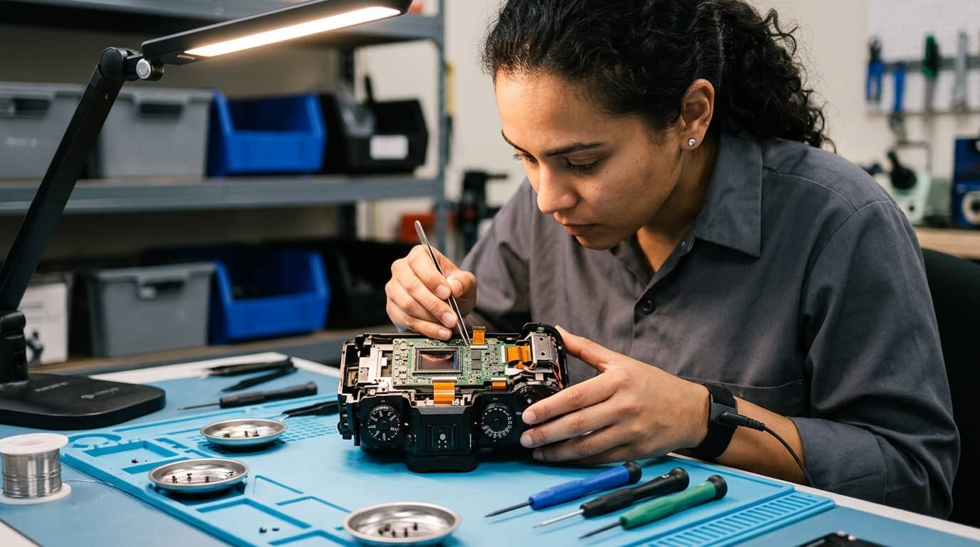 Curso avanzado de reparación de cámaras Canon
