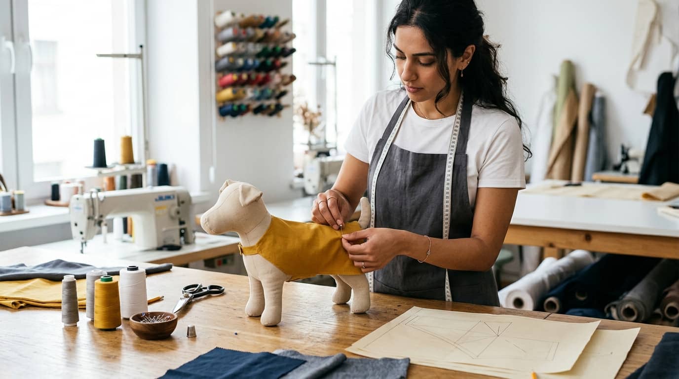Curso de diseño de ropa para perros