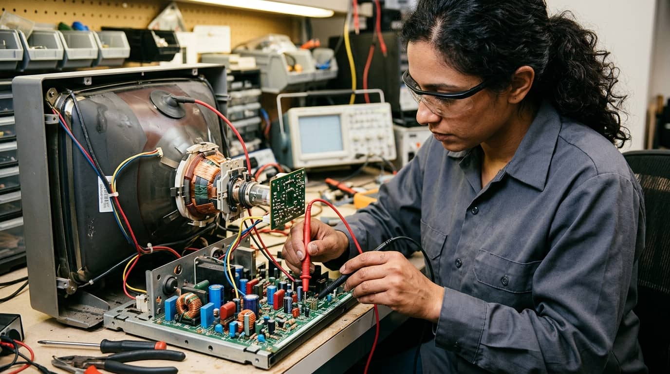 Curso de reparación de televisores CRT