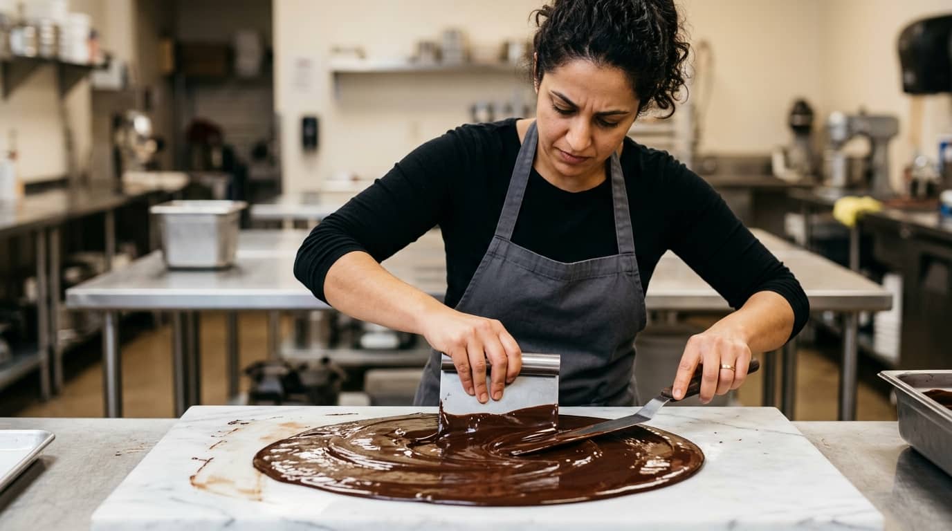 Curso de templado de chocolate