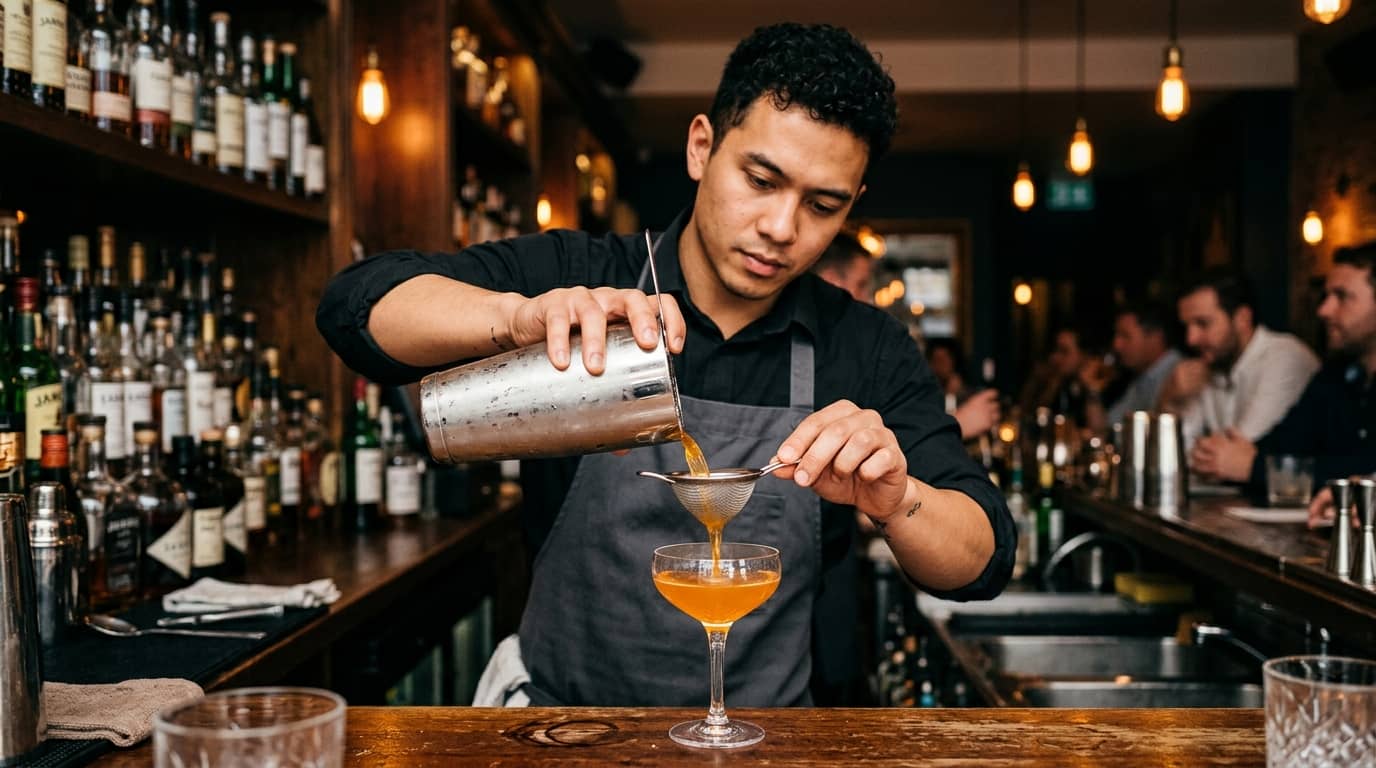 Curso de preparación de bebidas y cócteles