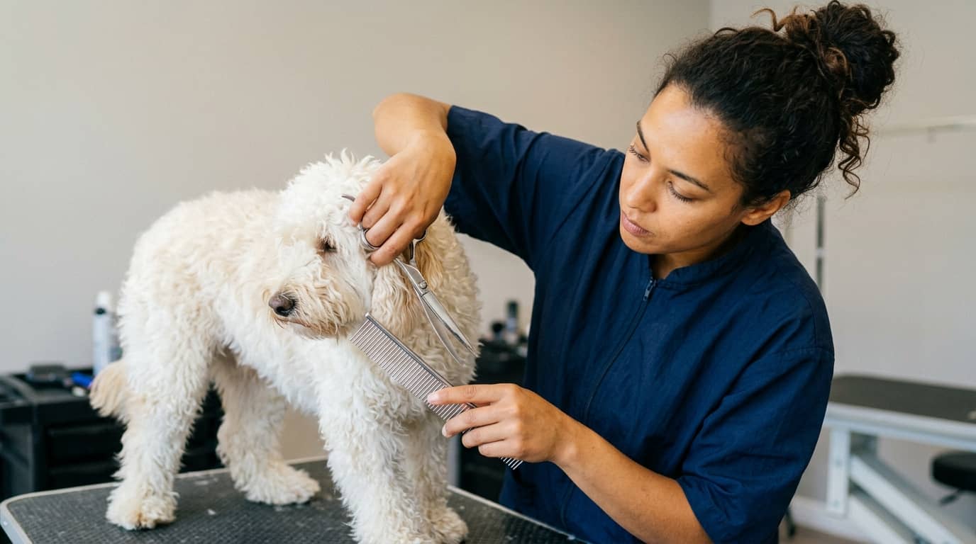 Curso avanzado de corte a tijera en peluquería canina