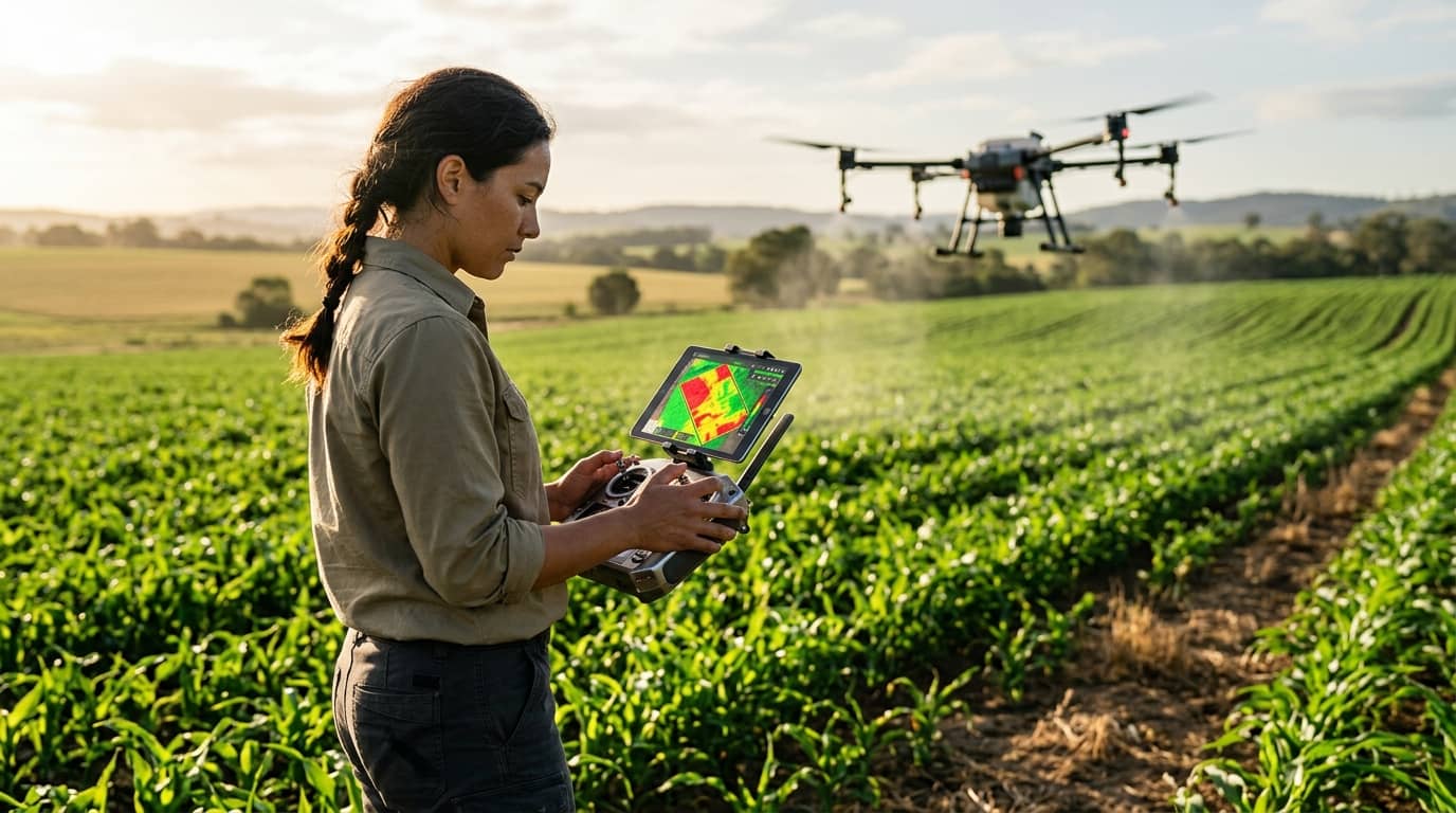 Curso de operación de drones agrícolas