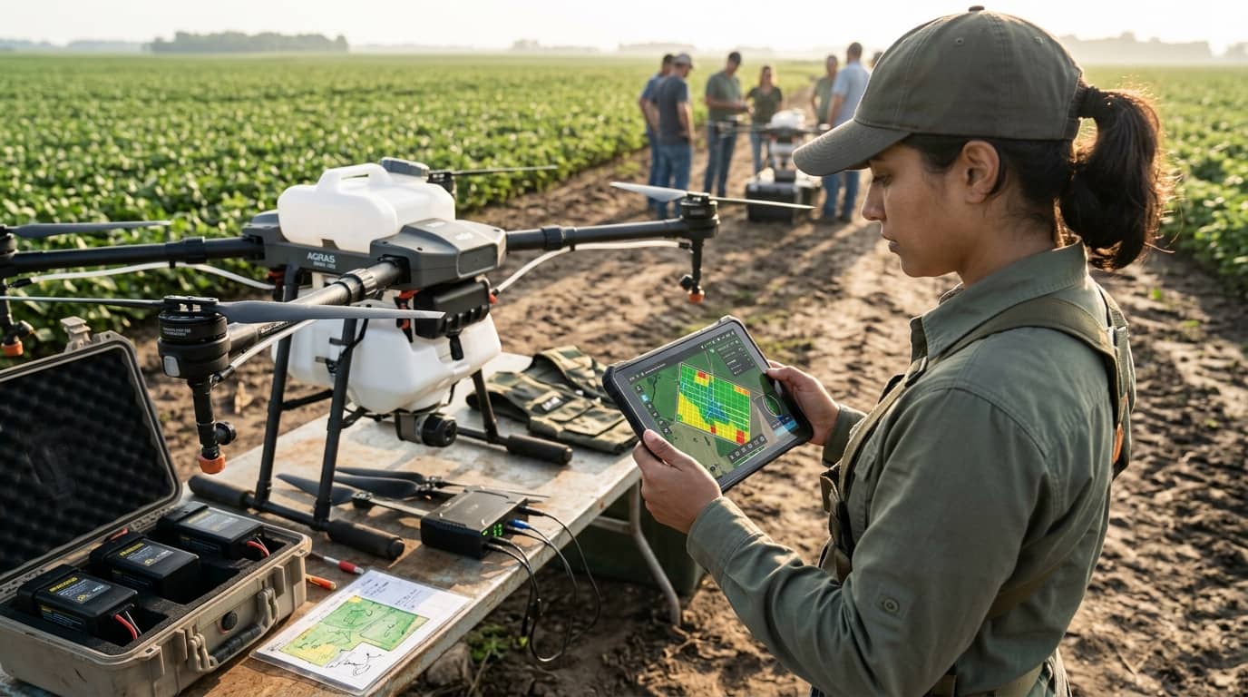 Curso de Pilotagem de Drone Agrícola