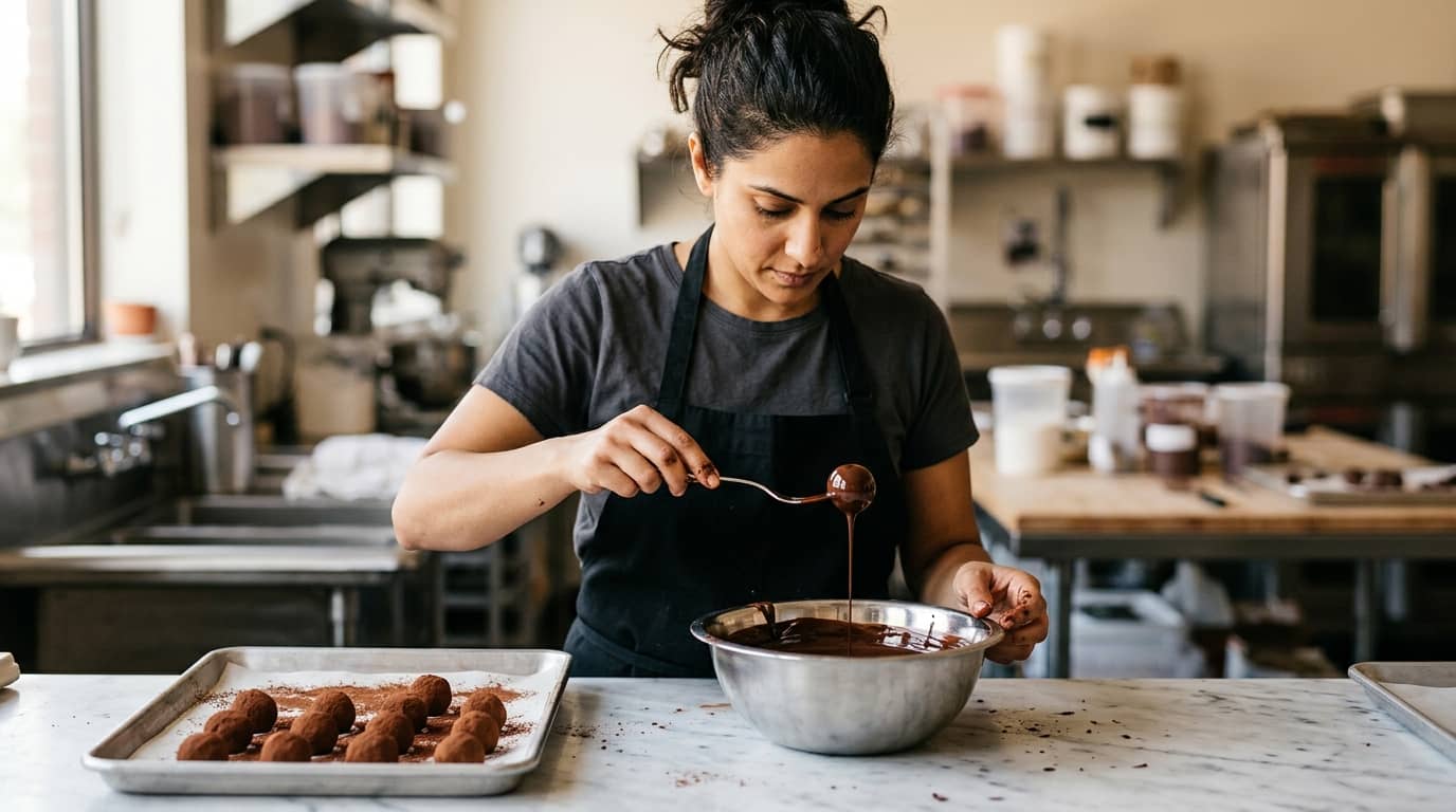 Curso de Elaboración de Trufas de Chocolate