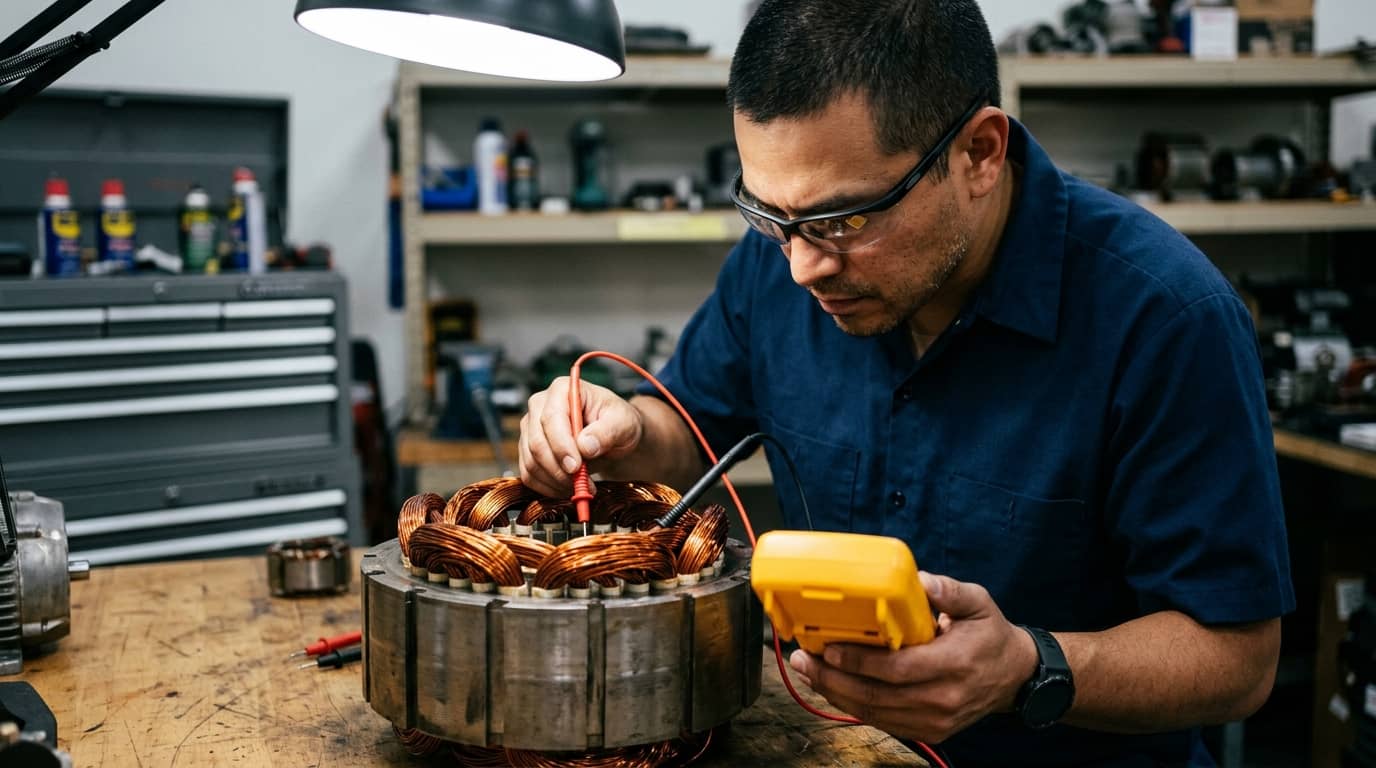Curso de reparación de motores eléctricos