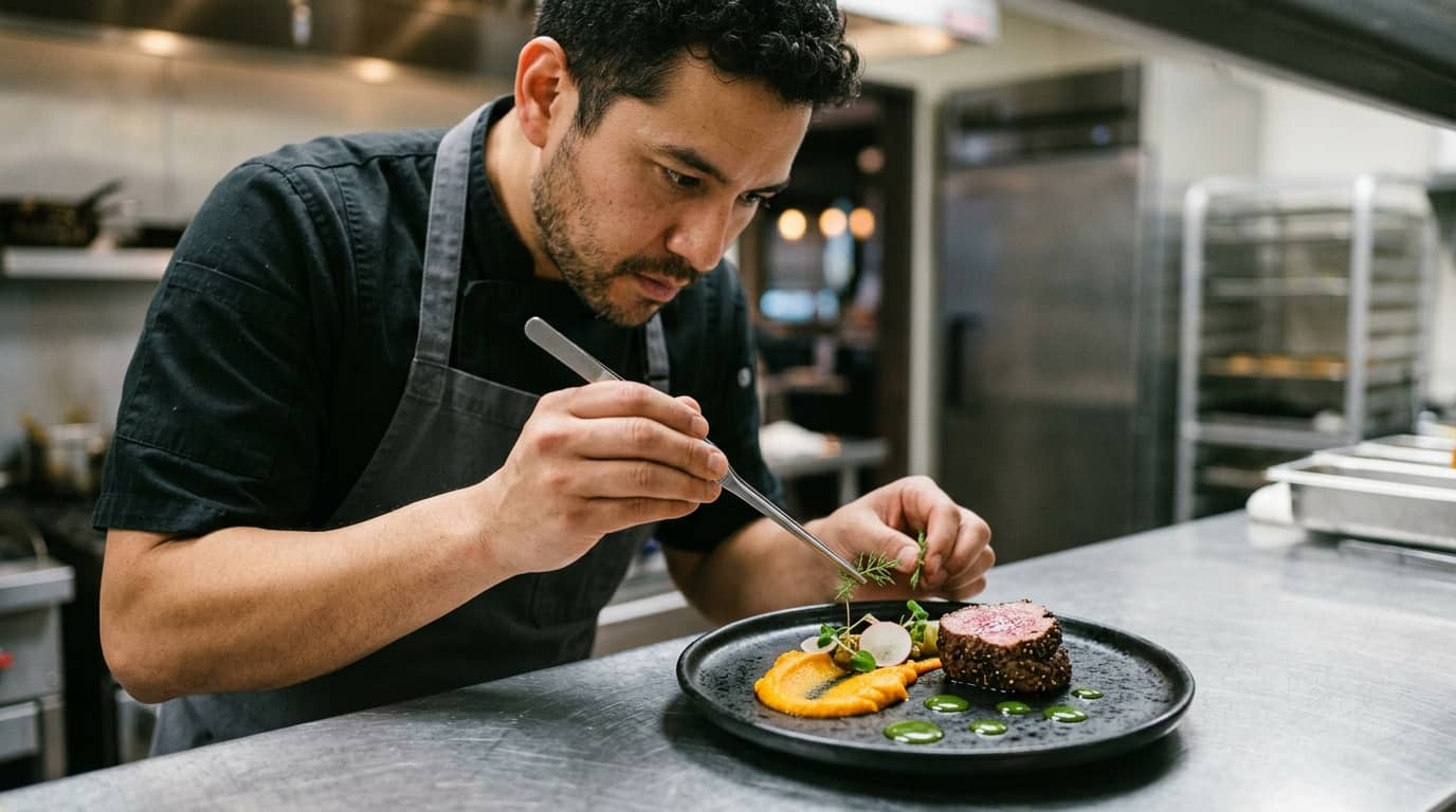 Curso de cocina creativa y decoración de platos