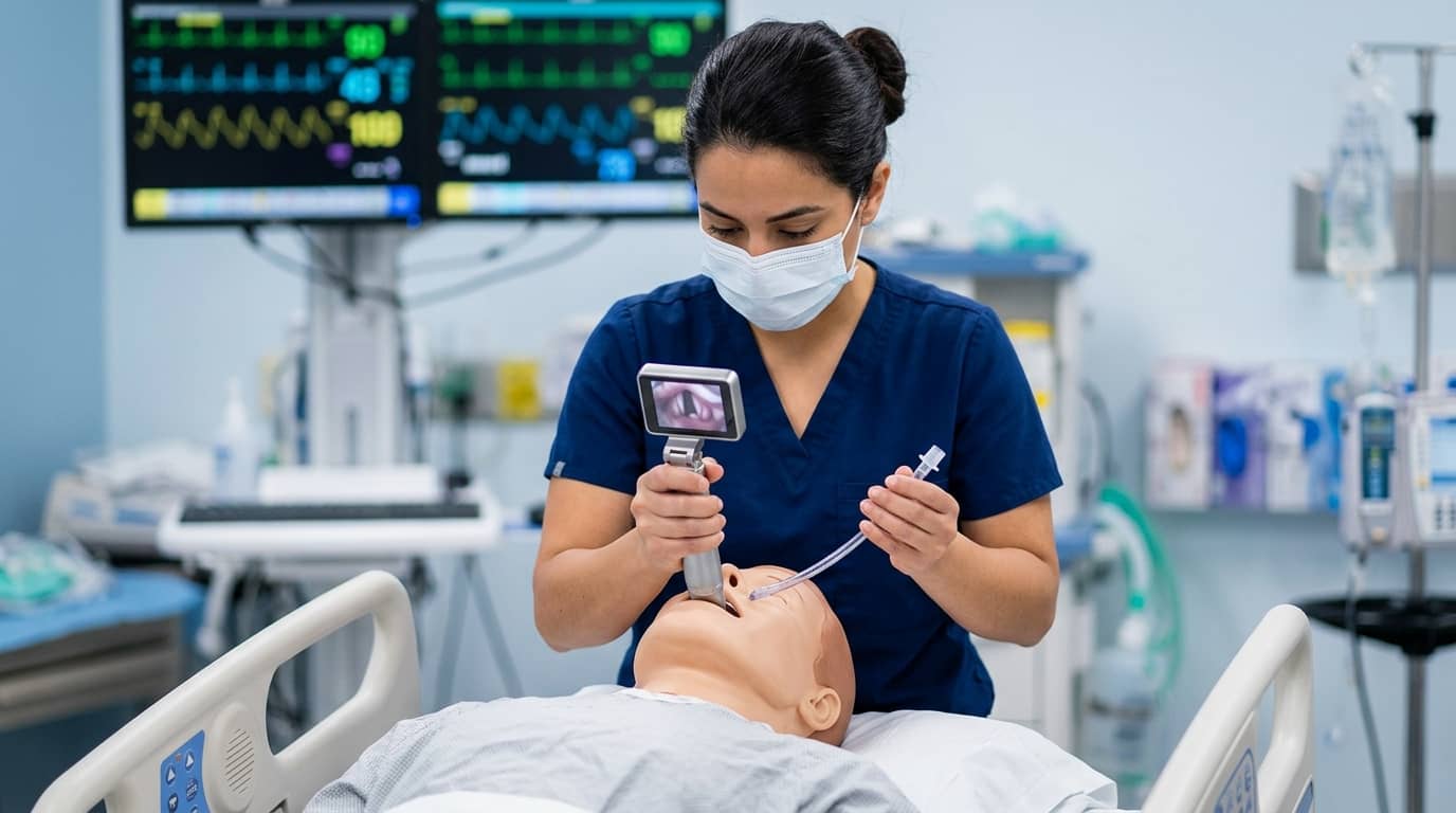 Curso de intubación de la vía aérea
