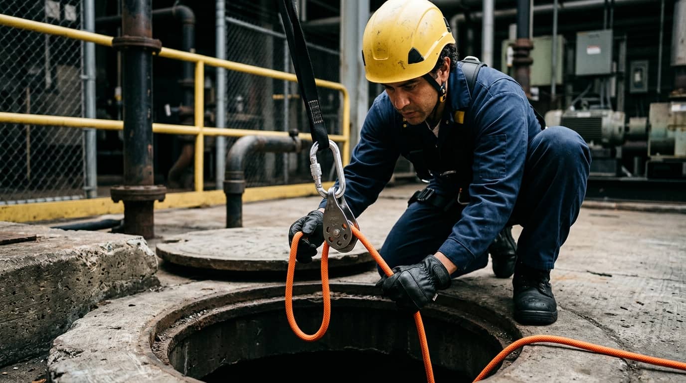 Curso de rescate en espacios confinados