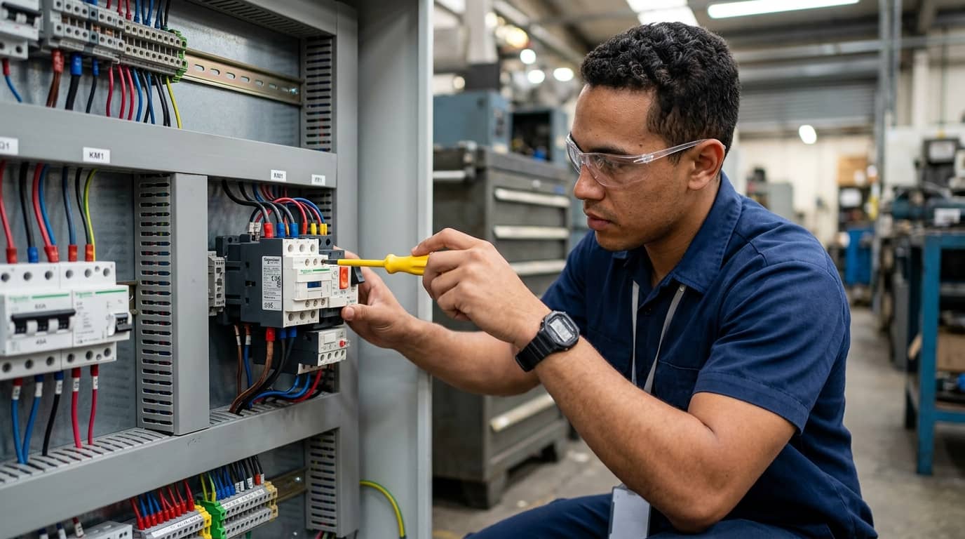 Curso de Interruptor Desconectador, Contactor y Relé Térmico